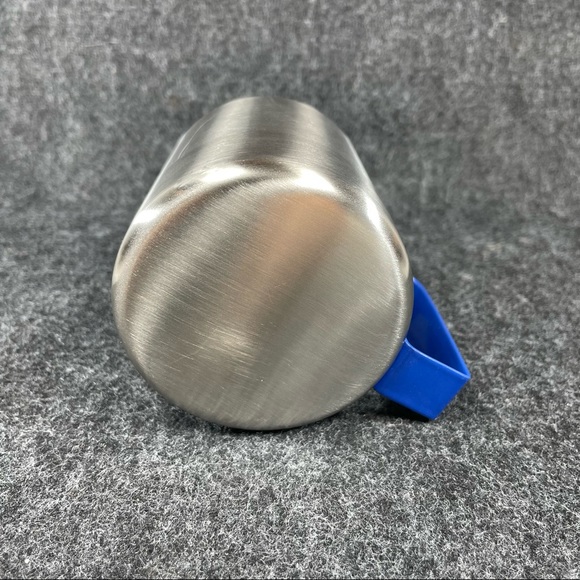 NEW Set of 2 Stainless steel Absolut Mule mug w/ blue vodka bottle shape handle - Picture 6 of 8